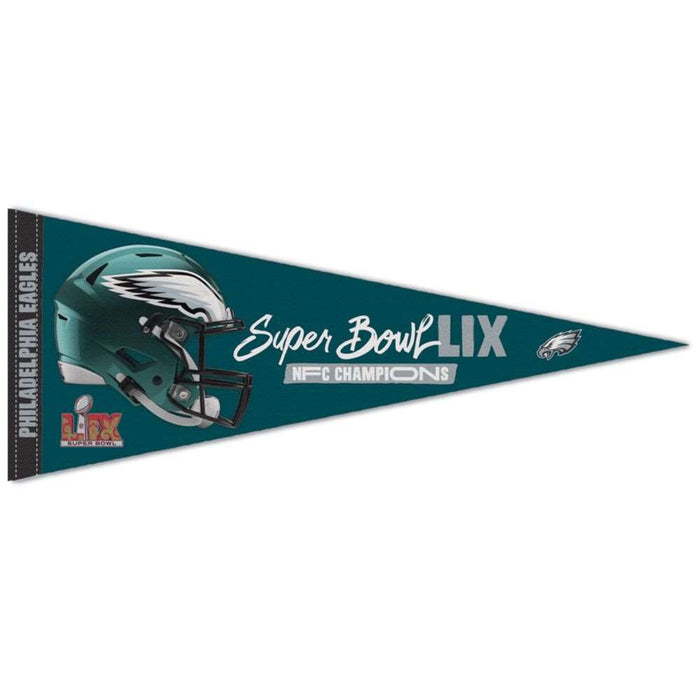 Philadelphia Eagles Super Bowl LIX NFC Champions Premium Pennant 12X18 in.