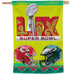 Kansas City Chiefs vs Philadelphia Eagles Super Bowl LIX Vertical Flag Banner 28X40 in.