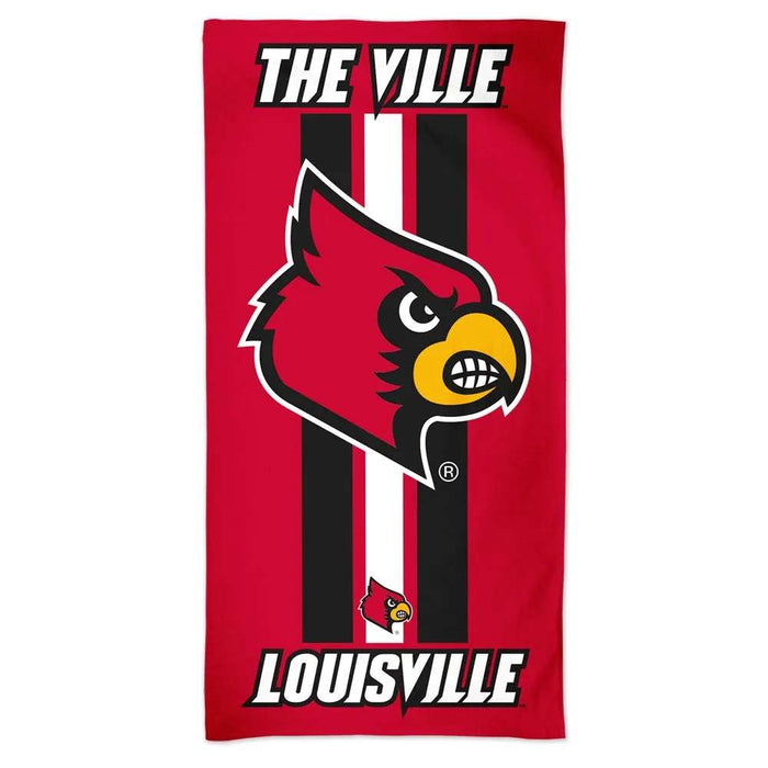Louisville Cardinals Beach Towel 30X60 in.
