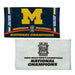 Michigan Wolverines 2026 Men's Basketball National Champions Locker Room Towel