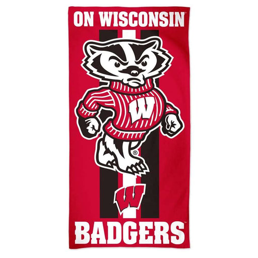 Wisconsin Badgers Beach Towel 30X60 in.