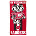 Wisconsin Badgers Beach Towel 30X60 in.