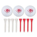 Cincinnati Reds Golf Balls - 3 Pack with 8 Tees