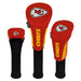 Kansas City Chiefs Golf Club Headcovers - Set of Three