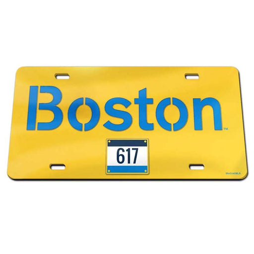 Boston Red Sox City Connect Acrylic License Plate