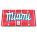 Miami Marlins City Connect Acrylic License Plate
