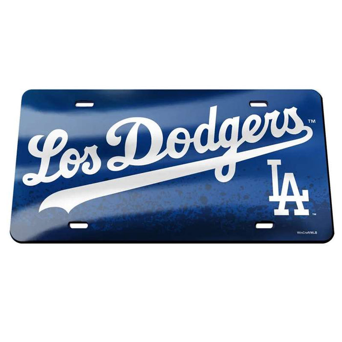 Los Angeles Dodgers City Connect Acrylic License Plate