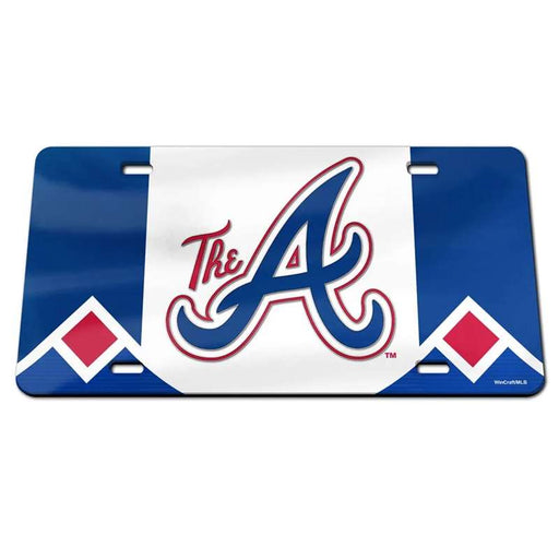 Atlanta Braves City Connect Acrylic License Plate