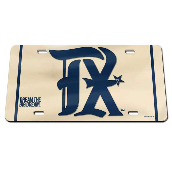 Texas Rangers City Connect Acrylic License Plate