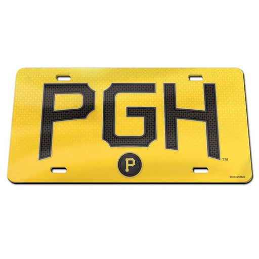 Pittsburgh Pirates City Connect Acrylic License Plate
