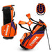 Clemson Tigers Caddie Carry Hybrid Stand Golf Bag - Orange