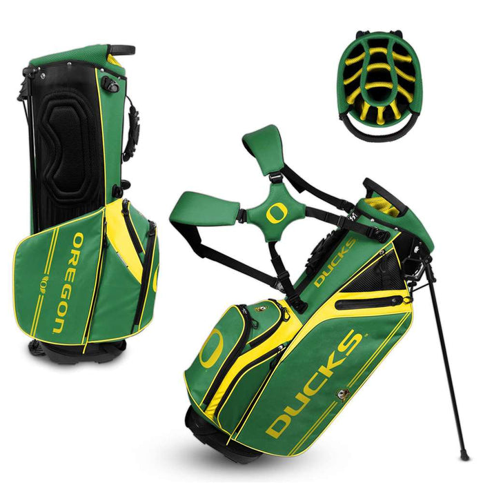 Oregon Ducks Caddie Carry Hybrid Stand Golf Bag