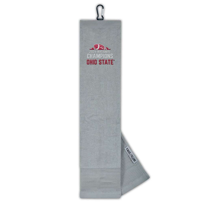 Ohio State Buckeyes 2024 CFL Football National Champions Golf Club/Face Towel