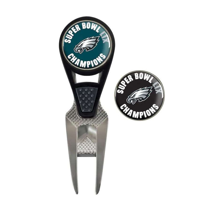 Philadelphia Eagles Super Bowl LIX Champions CVX Golf Divot Repair Tool & Ball Marker Set