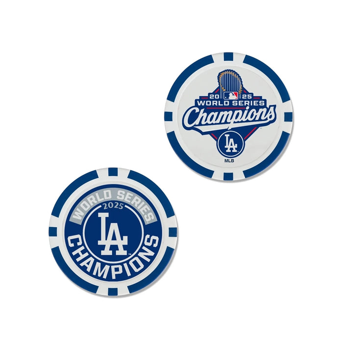Los Angeles Dodgers 2025 World Series Champions Oversized Golf Ball Marker (6 Pack)