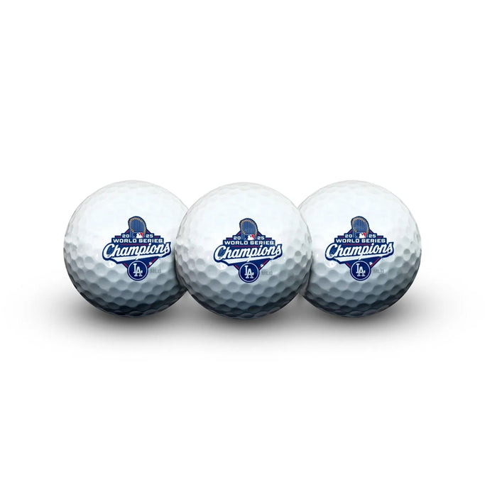 Los Angeles Dodgers 2025 World Series Champions Golf Balls