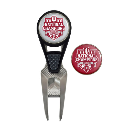 Indiana Hoosiers 2025 BCS Football National Champions CVX Golf Divot Repair Tool & Markers