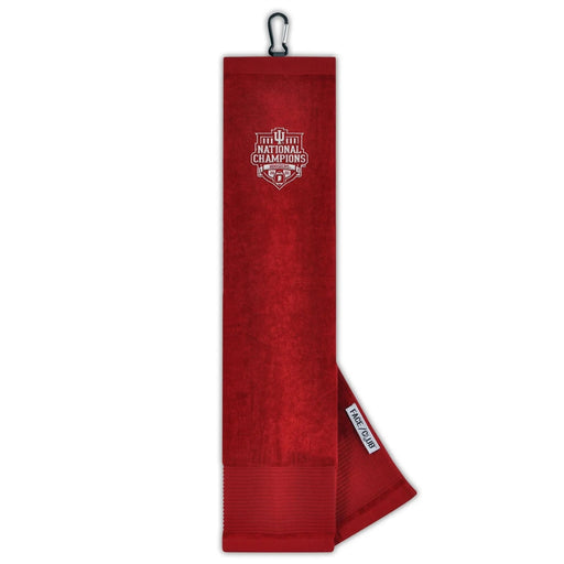 Indiana Hoosiers 2025 BCS Football National Champions Golf Towel