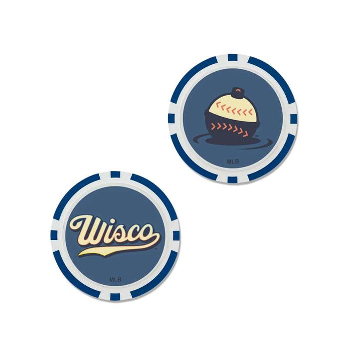 Milwaukee Brewers 2026 City Connect Poker Chip - Golf Ball Marker Set of 4