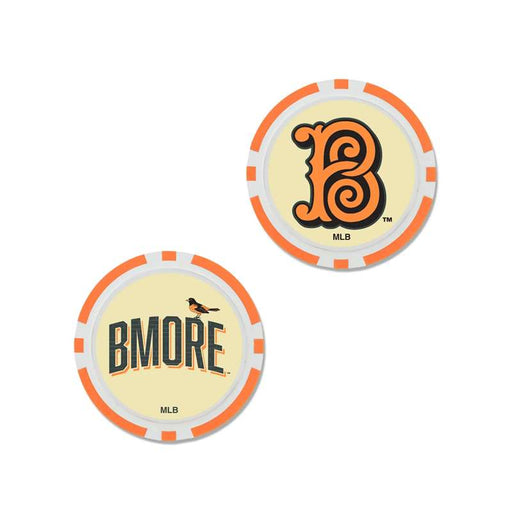 Baltimore Orioles 2026 City Connect Poker Chip - Golf Ball Marker Set of 4