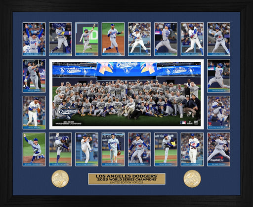 Los Angeles Dodgers 2025 World Series Champions Memorable Moments Bronze Coin Photo Mint