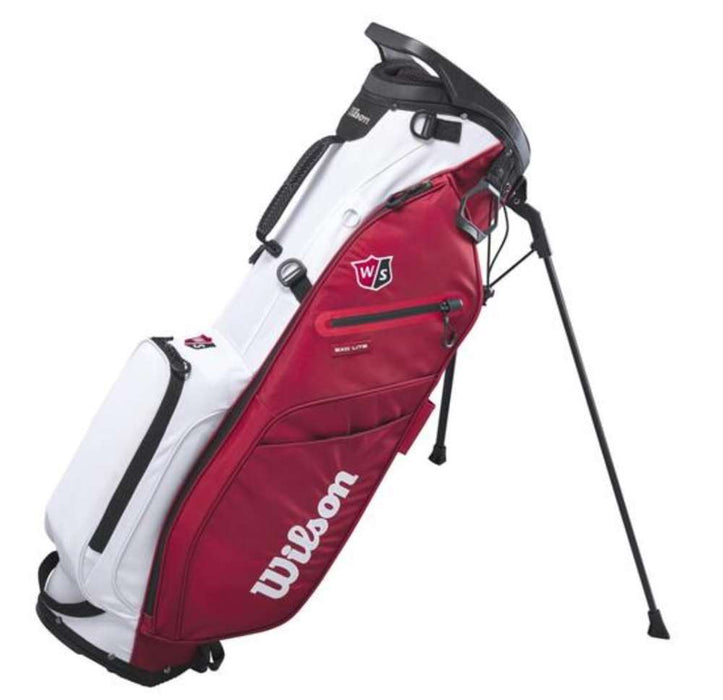Wilson WS Exo Lite Stand Golf Bag Red/White