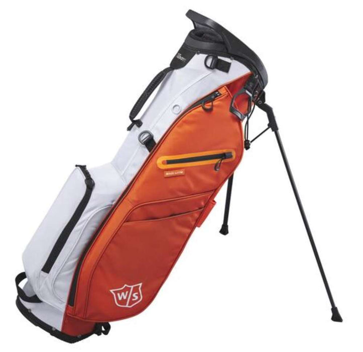 Wilson WS Exo Lite Stand Golf Bag Orange/White