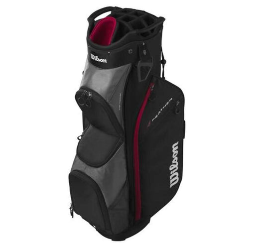 Wilson Feather Cart Golf Bag Black/Grey/Red
