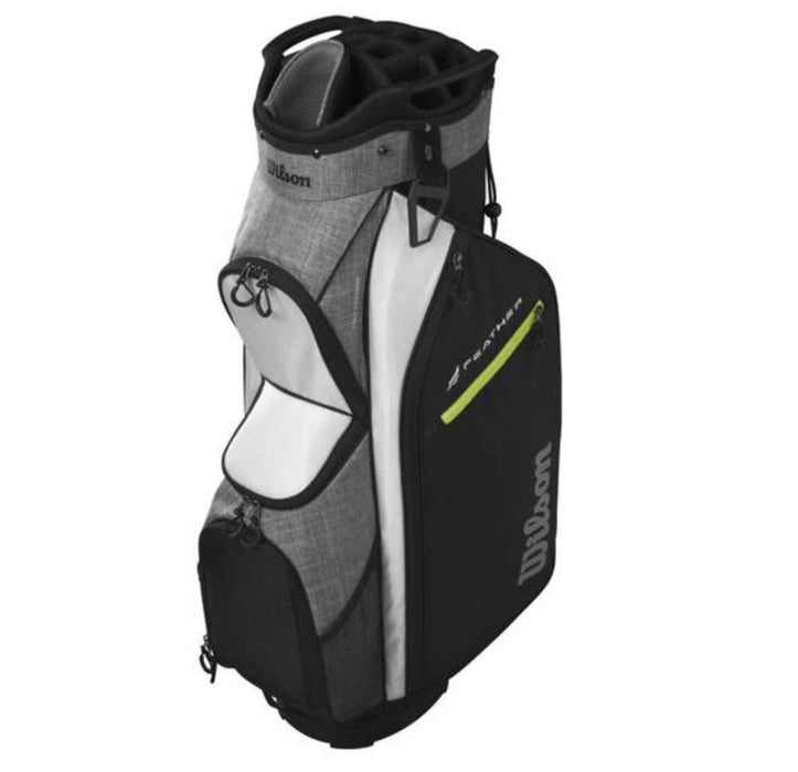Wilson Feather Cart Golf Bag Black/Grey/White