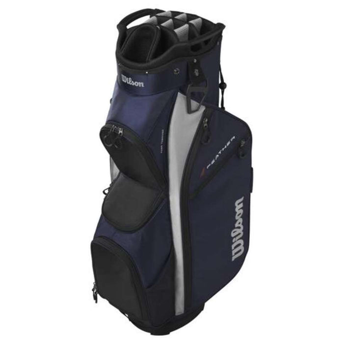 Wilson Feather Cart Golf Bag Navy/Silver