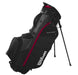 Wilson Feather Stand Golf Bag Black/Grey/Red