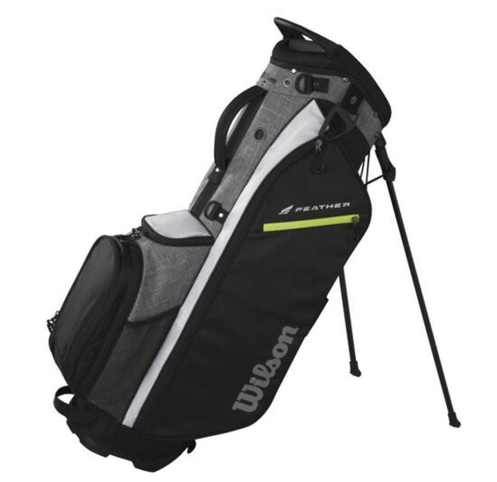 Wilson Feather Stand Golf Bag Black/Grey/White