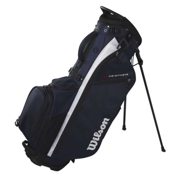 Wilson Feather Stand Golf Bag Navy/White