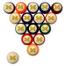 Michigan Wolverines Billiard Ball Set