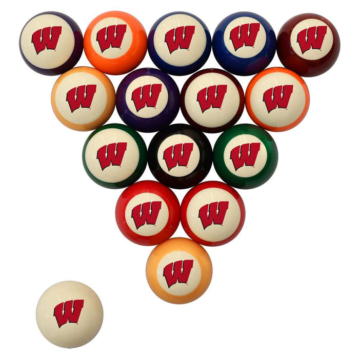 Wisconsin Badgers Billiard Ball Set