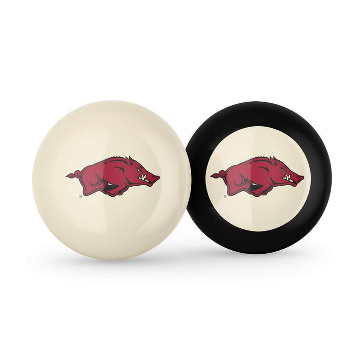 Arkansas Razorbacks Cue Ball & 8  Ball Combo