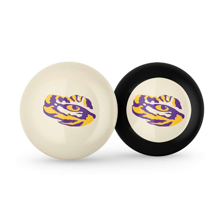 LSU Tigers Cue Ball & 8  Ball Combo