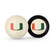 Miami Hurricanes Cue Ball & 8  Ball Combo