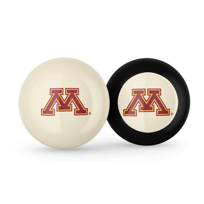 Minnesota Golden Gophers Cue Ball & 8  Ball Combo