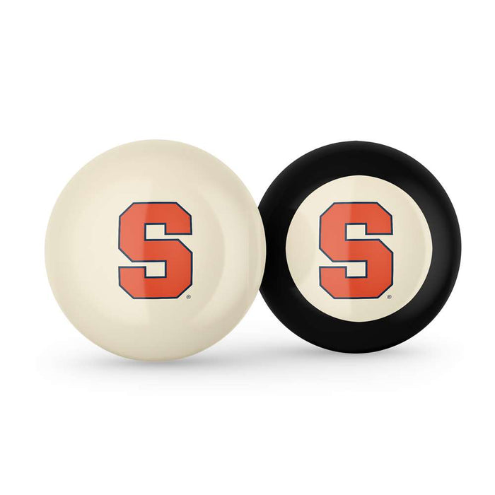 Syracuse Orange Cue Ball & 8  Ball Combo