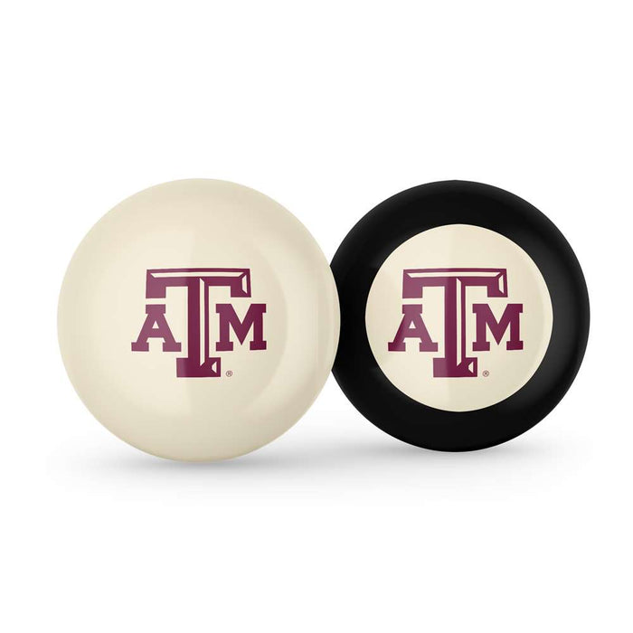 Texas A&M Aggies Cue Ball & 8  Ball Combo