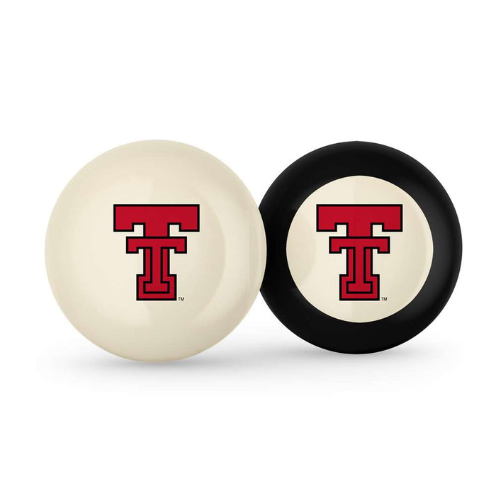 Texas Tech Red Raiders Cue Ball & 8  Ball Combo