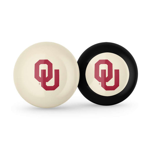 Oklahoma Sooners Cue Ball & 8  Ball Combo