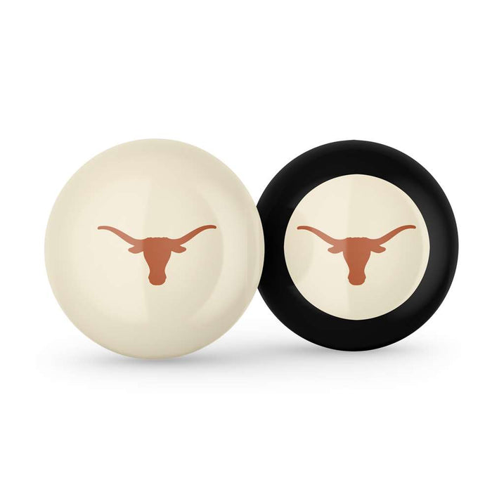 Texas Longhorns Cue Ball & 8  Ball Combo
