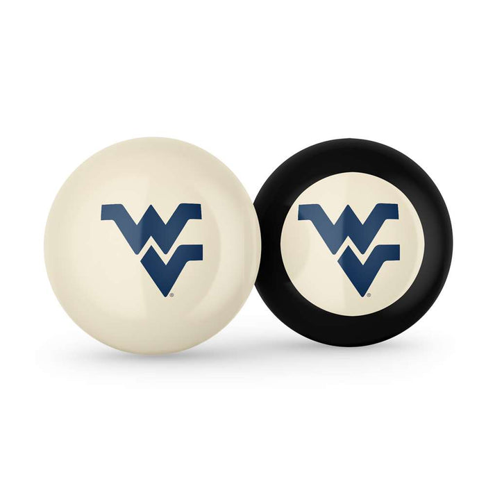 West Virginia Mountaineers Cue Ball & 8  Ball Combo