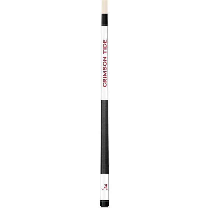 Alabama Crimson Tide White Laser Etched Cue