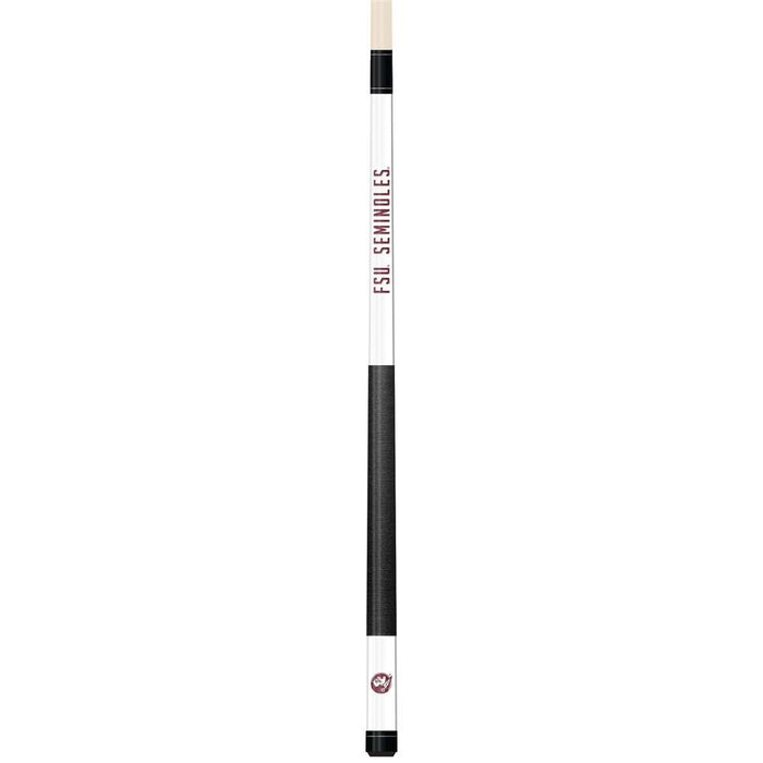 Florida State Seminoles White Laser Etched Cue