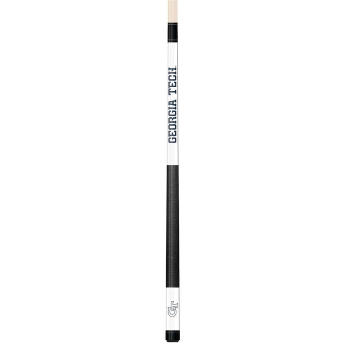 Gerogia Tech Yellow Jackets White Laser Etched Cue