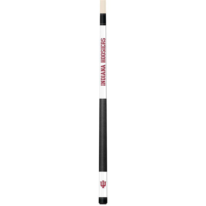 Indiana Hoosiers White Laser Etched Cue