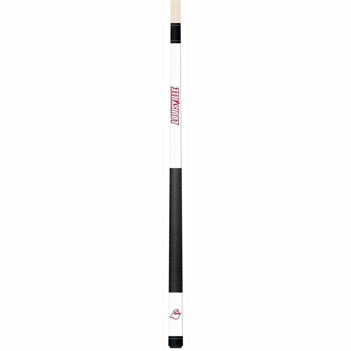 Louisville Cardinals White Laser Etched Cue